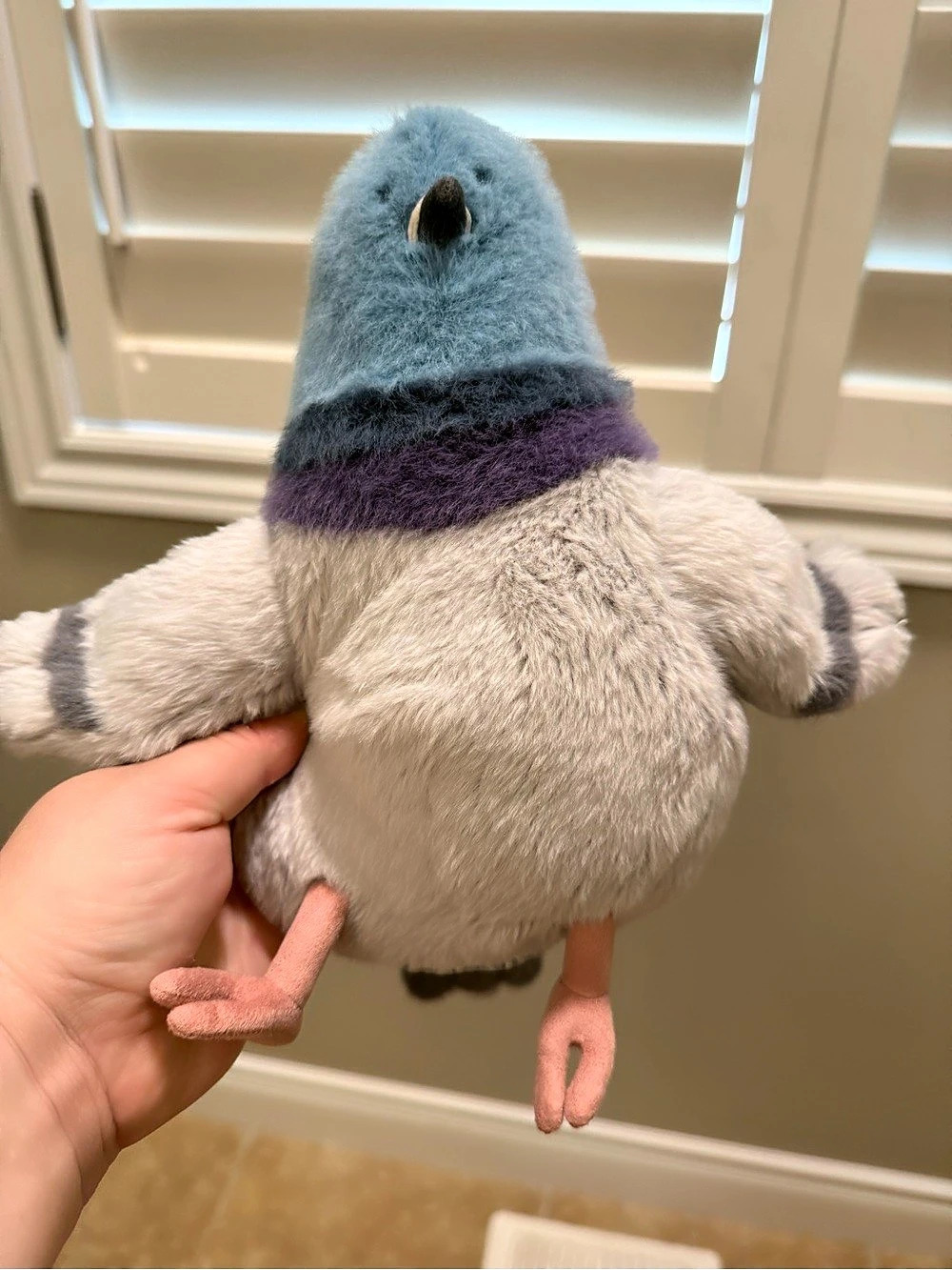 Jellycat Strutton Pigeon Plush Bird Gray & Blue